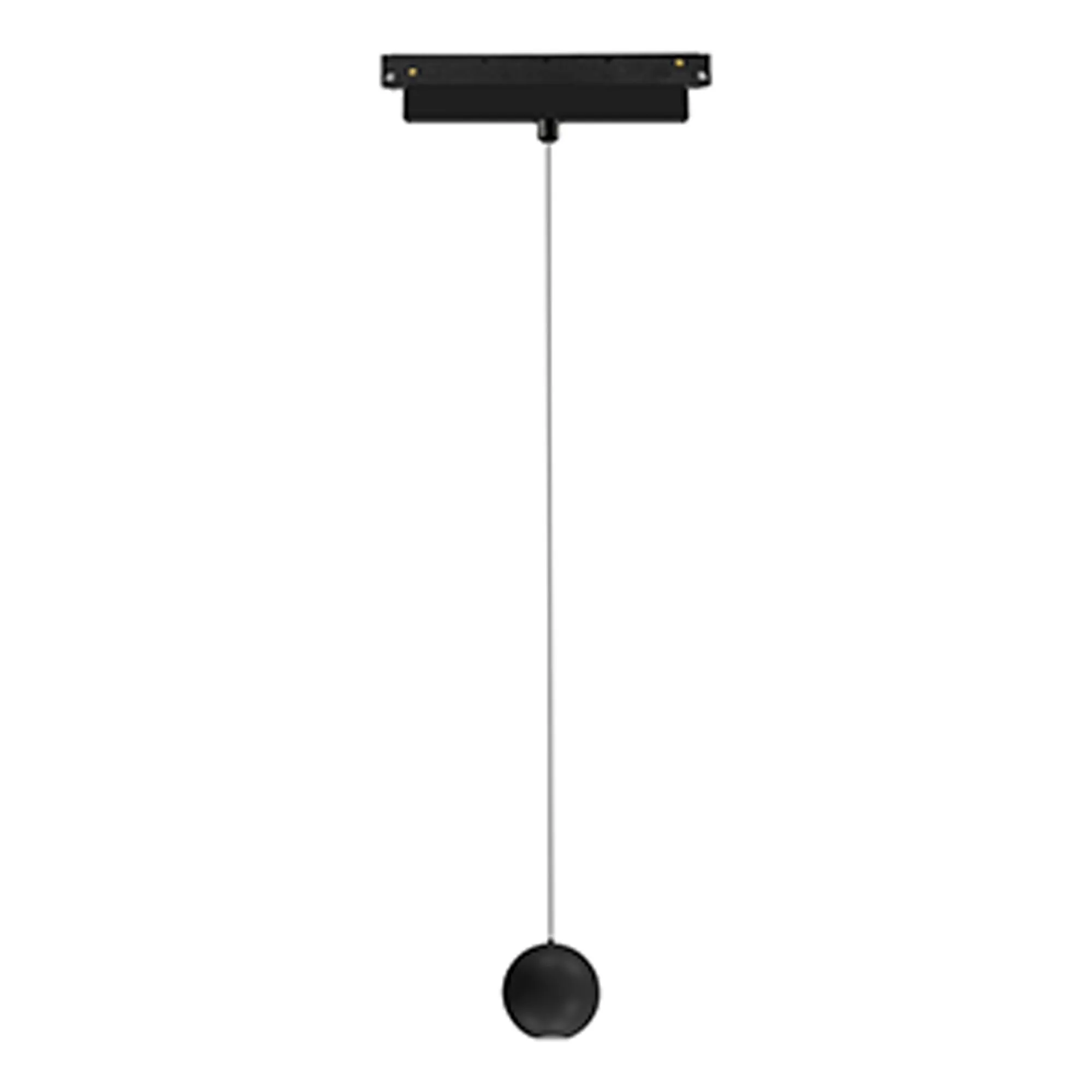 M8344  Magneto Track Ball Pendant Triac Dimmable, 7W LED, 3000K, 560lm, Black,